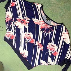 Butterfly style blouse, elbow length